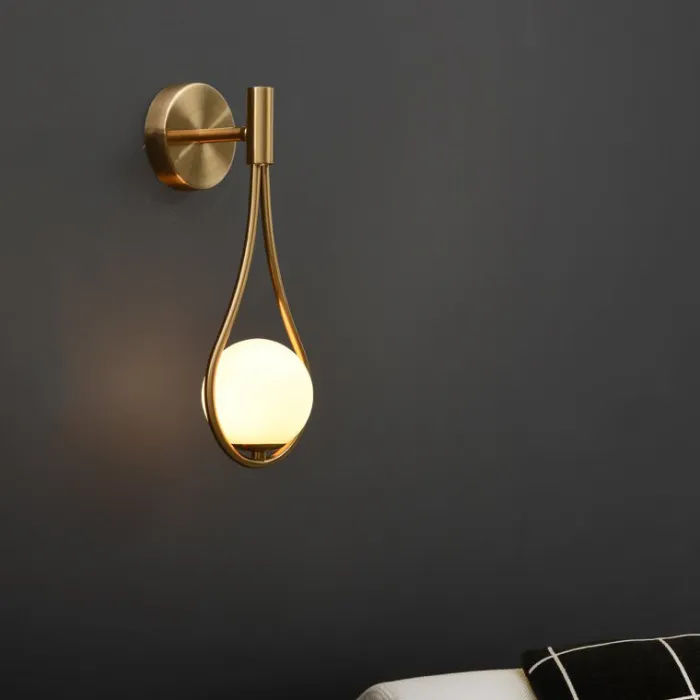 Настенное бра HOOP DROP WALL Bronze от ImperiumLoft