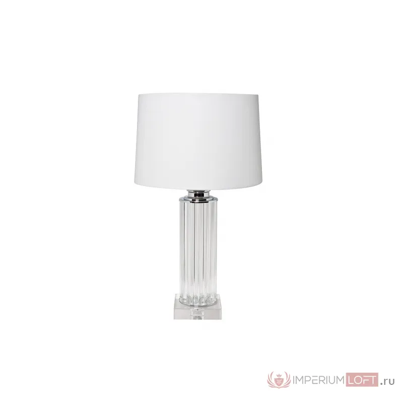 Лампа настольная стеклянная (светло-серый абажур) 22-87529 от ImperiumLoft