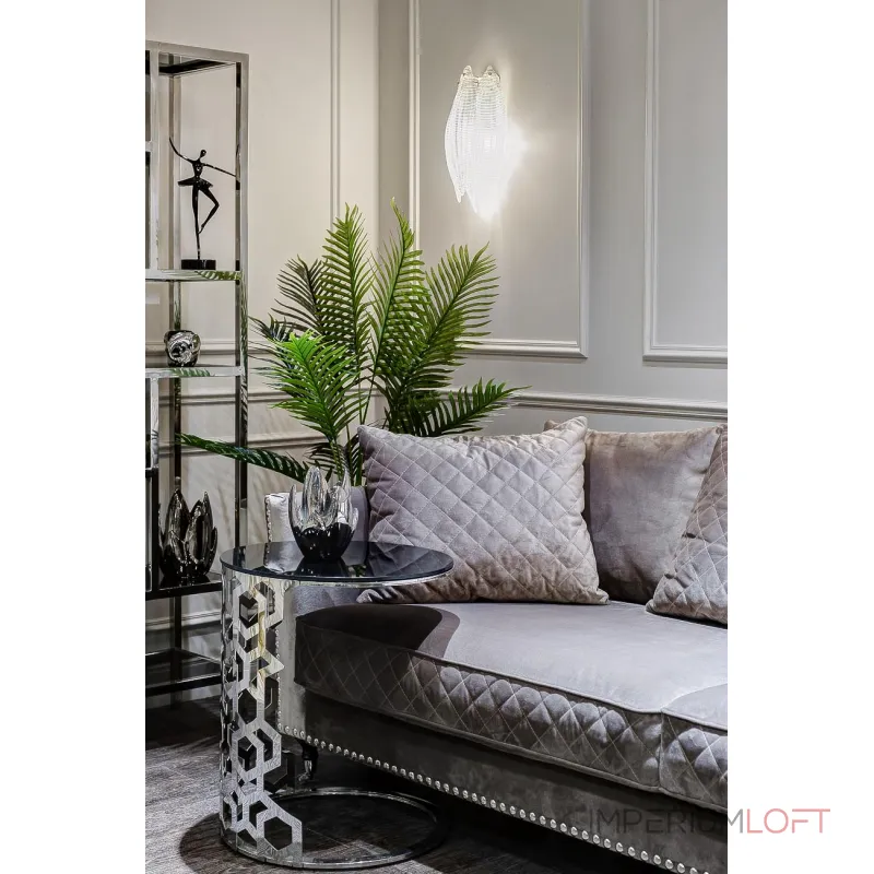 Подсвечник керамический серебристый 10K8152A от ImperiumLoft Подсвечник керамический серебристый 10K8152A от ImperiumLoft