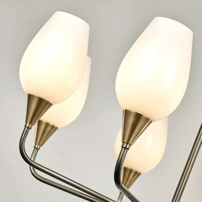 Подвесная люстра VIOLA MILK 8 от ImperiumLoft