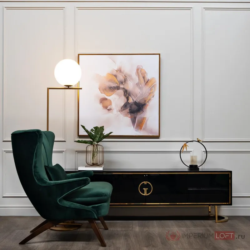 Холст &#039;Песня поющего цветка&#039; 54STR-AQUARELLE6 от ImperiumLoft