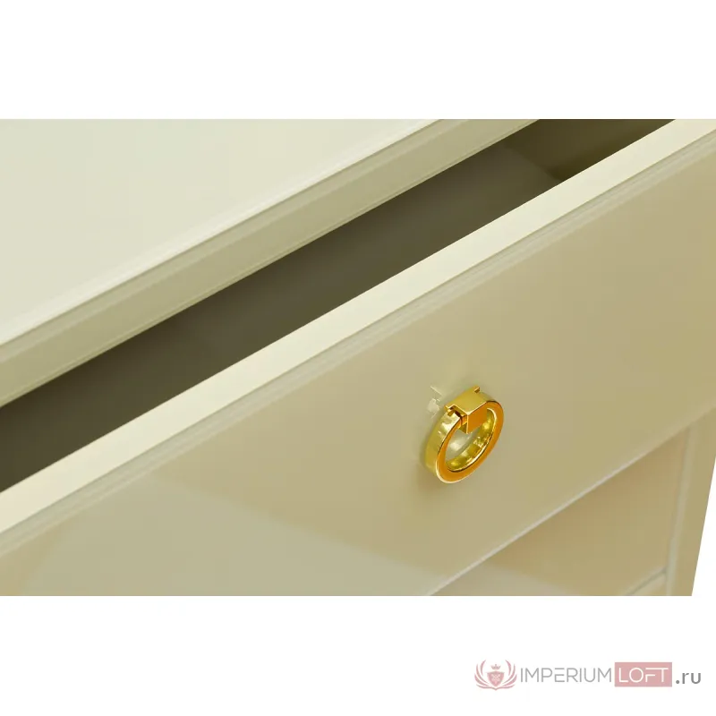 Комод со стеклянной столешницей бежевый KFG005E7 от ImperiumLoft