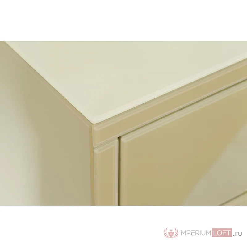 Комод со стеклянной столешницей бежевый KFG005E7 от ImperiumLoft
