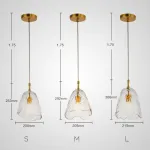 Подвесной светильник CAMPANULE D20 Transparent