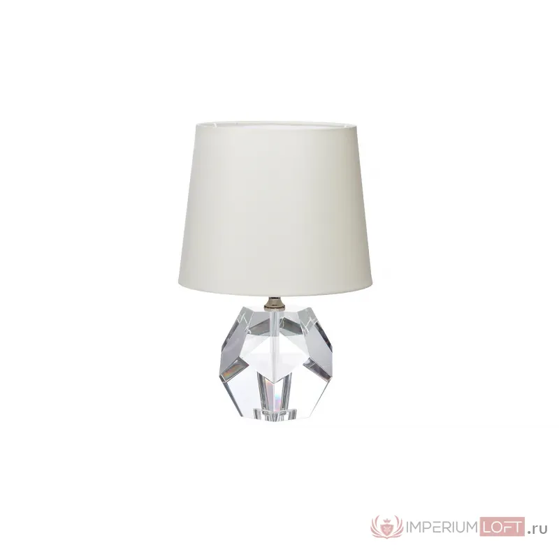 Лампа настольная хрустальная с кремовым плафоном X31511CR от ImperiumLoft