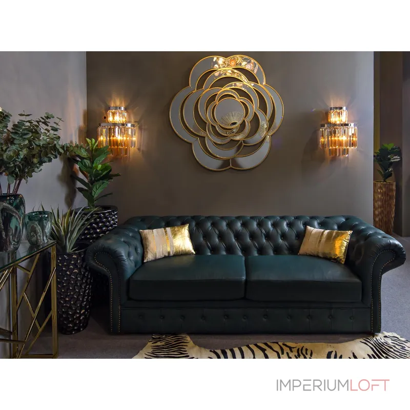 Зеркало декоративное Цветок KFH1946 от ImperiumLoft