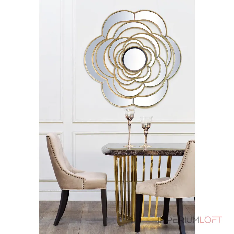 Зеркало декоративное Цветок KFH1946 от ImperiumLoft