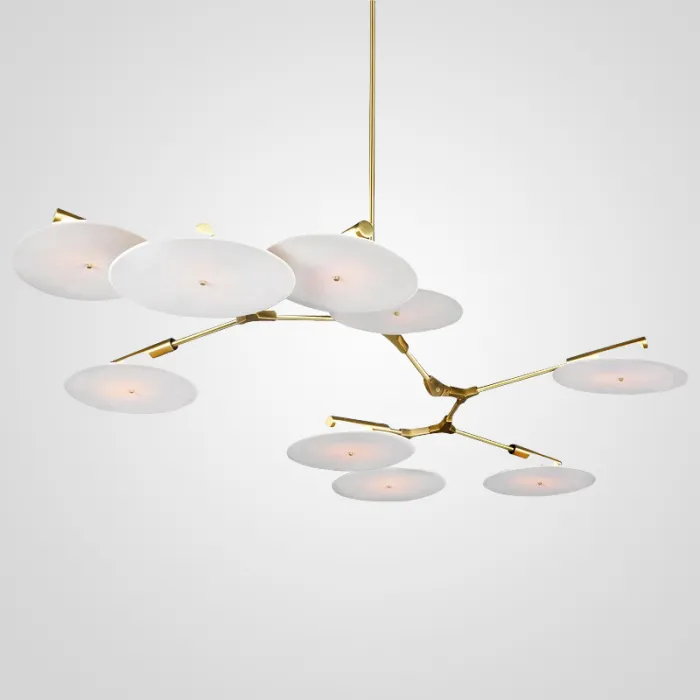 Люстра Адель Branching With Porcelain Disc BD 9 от ImperiumLoft