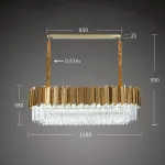 Подвесная люстра GENEVA LONG от ImperiumLoft