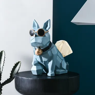 Дизайнерская скульптура собаки LaLume-SKT00118 от ImperiumLoft