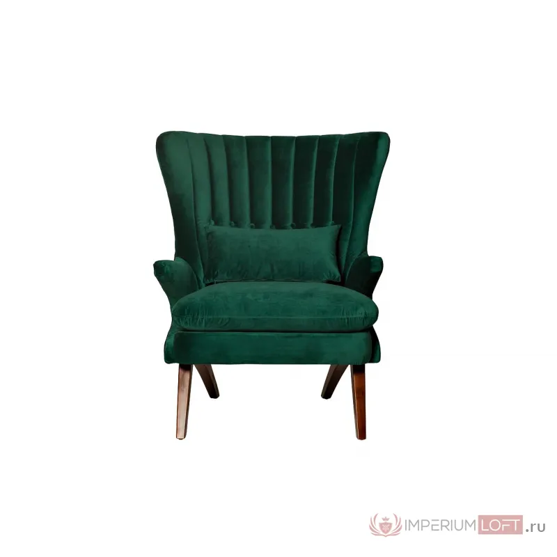 Кресло зеленое велюровое DY-733 от ImperiumLoft