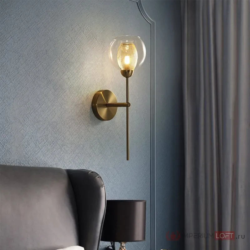 Настенное бра IGEN WALL Mesh Gold от ImperiumLoft