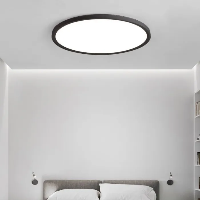 Потолочный светильник EXTRASLIM D80 Black от ImperiumLoft