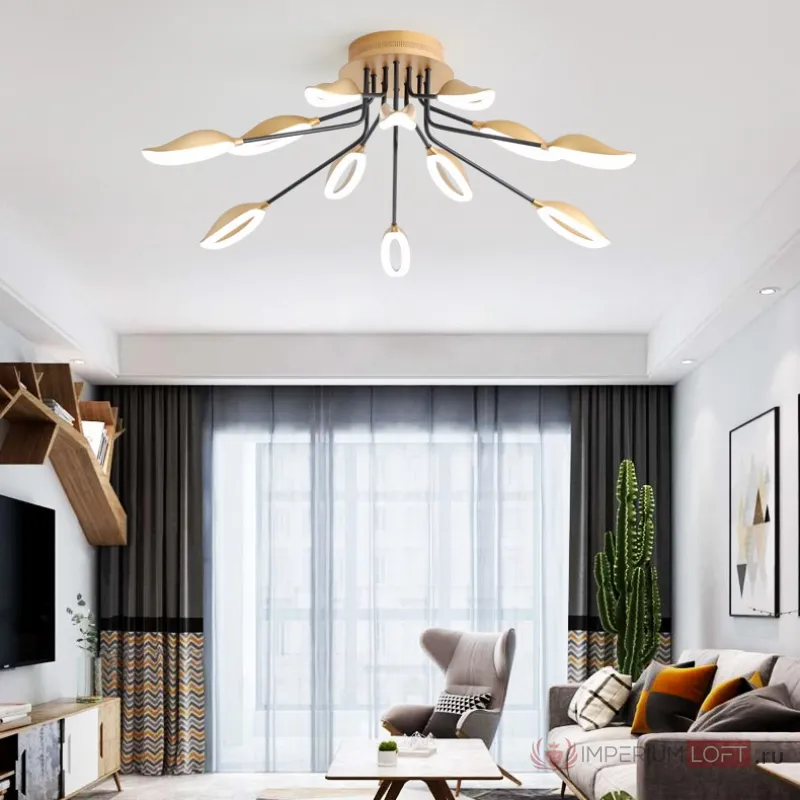 Подвесная люстра MIRTH A D122 Black от ImperiumLoft