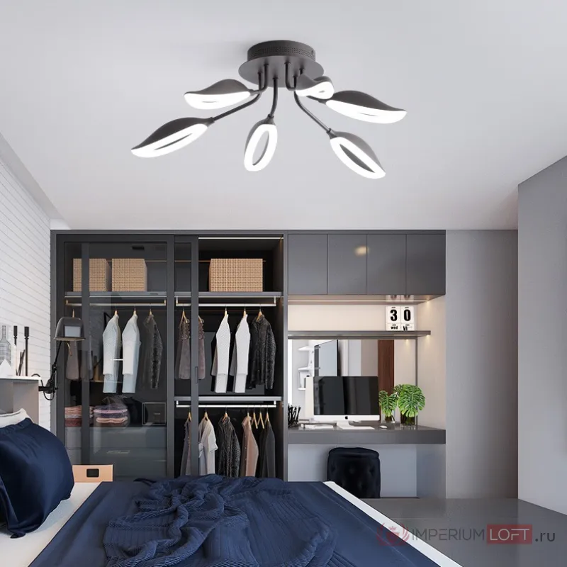 Подвесная люстра MIRTH A D122 Black от ImperiumLoft