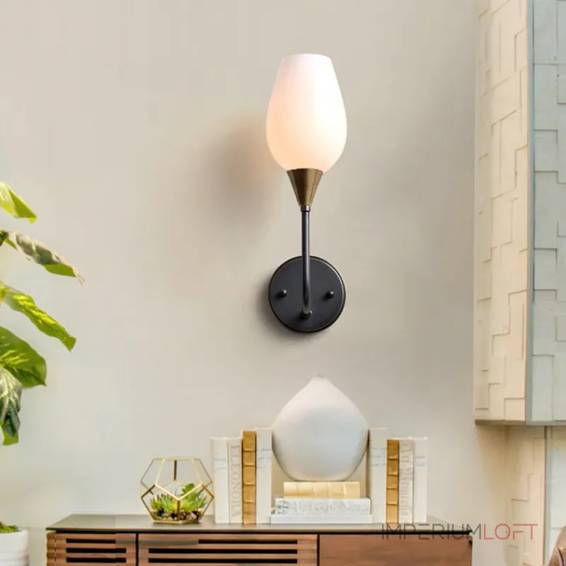 Настенное бра VIOLA MILK WALL от ImperiumLoft Настенное бра VIOLA MILK WALL от ImperiumLoft