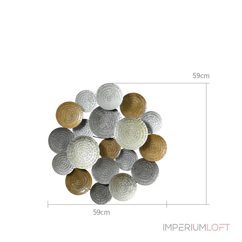 Дизайнерский настенный декор LaLume-KKK00153 от ImperiumLoft Дизайнерский настенный декор LaLume-KKK00153 от ImperiumLoft