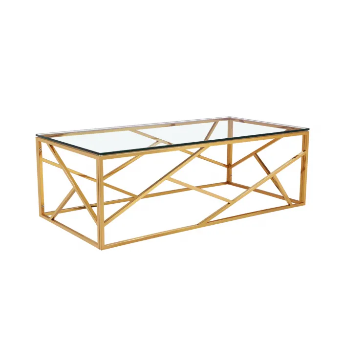 Журнальный стол золотой GY-CT2051214GOLD от ImperiumLOFT от ImperiumLoft