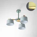 Потолочная люстра на штанге EVEN 3 Olive от ImperiumLoft