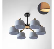 Потолочная люстра на штанге EVEN 6 Gray