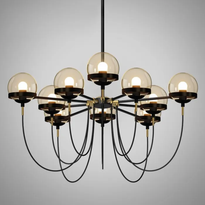 Потолочный светильник ORBIT L10 Black от ImperiumLoft