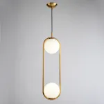 Подвесной светильник HOOP DUO Хром от ImperiumLoft
