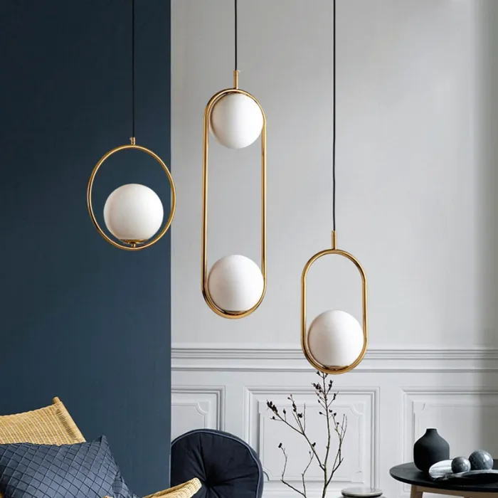 Подвесной светильник HOOP DUO Хром от ImperiumLoft