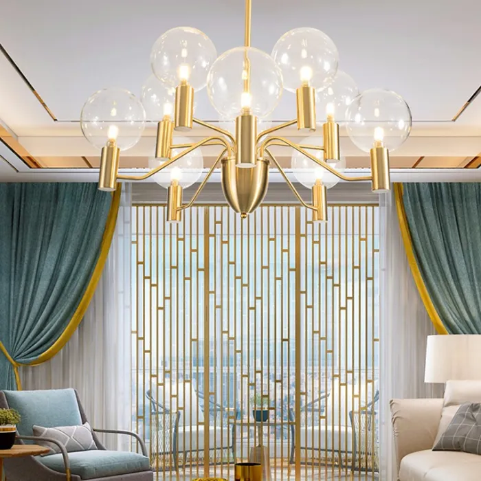 Подвесная люстра MORTEN L8 от ImperiumLoft
