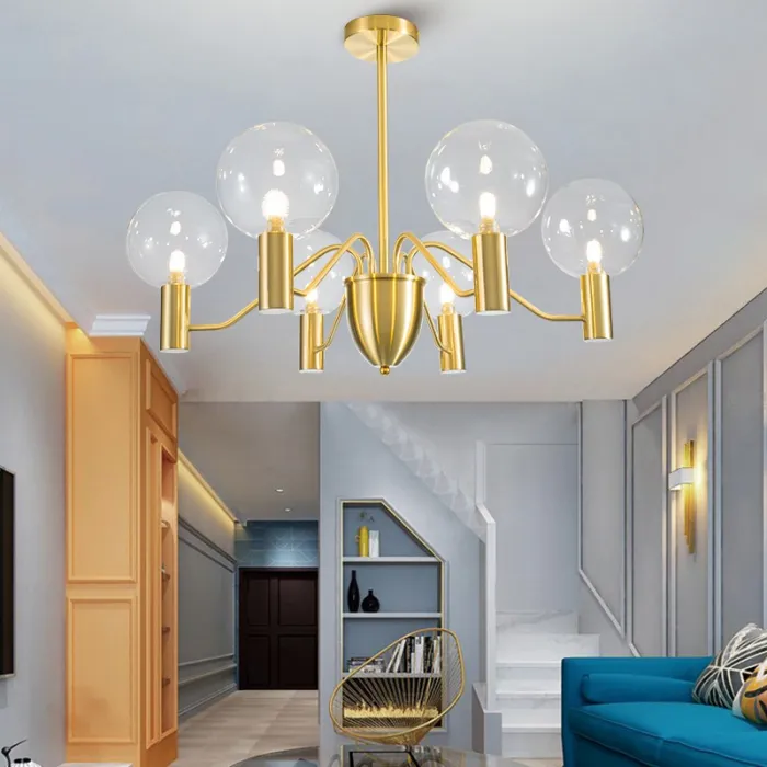 Подвесная люстра MORTEN L8 от ImperiumLoft