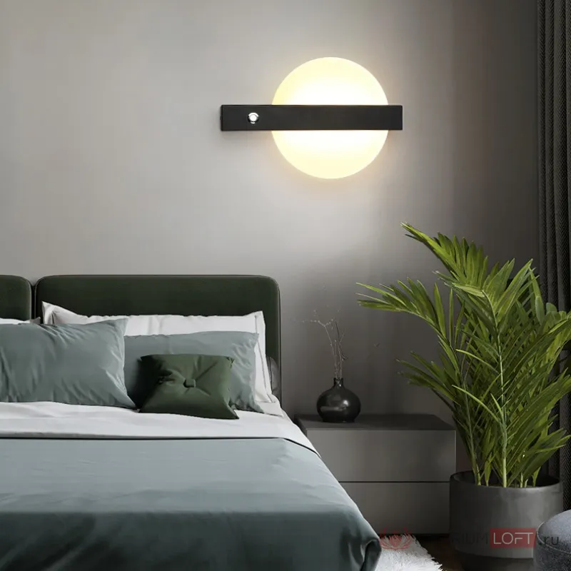 Настенный светильник HELGER Black от ImperiumLoft
