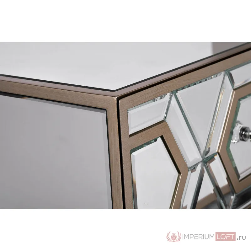 Тумбочка зеркальная с ящиками KFG044 от ImperiumLoft