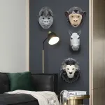 Дизайнерский настенный декор звери LaLume-KKK00232 от ImperiumLoft