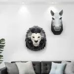 Дизайнерский настенный декор звери LaLume-KKK00232 от ImperiumLoft