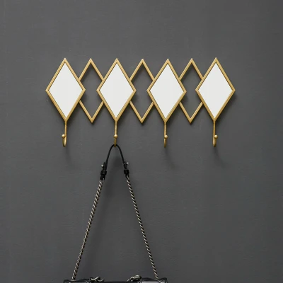 Дизайнерская вешалка зеркало в прихожую LaLume-KKK00109