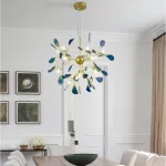 Подвесная люстра AGATE L16 Green от ImperiumLoft