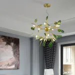 Подвесная люстра AGATE L16 Green от ImperiumLoft