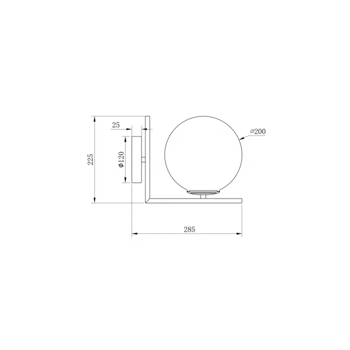 Бра Шар K2KW-825BR от ImperiumLOFT от ImperiumLoft