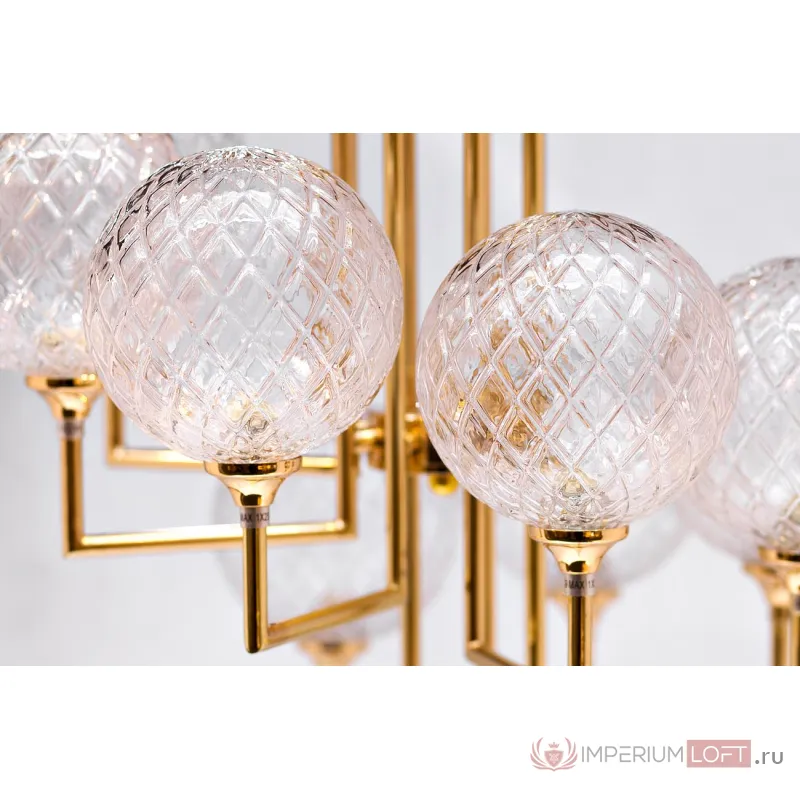Светильник потолочный 6 плафонов (золотой) K2KG01P-8G от ImperiumLOFT от ImperiumLoft