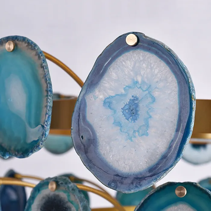 Подвесная люстра AGATE D70 Blue от ImperiumLoft
