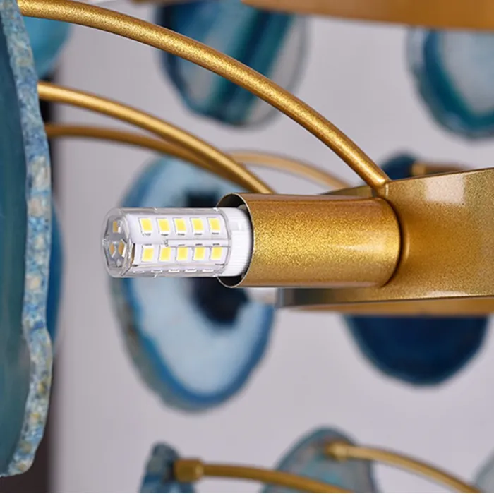 Подвесная люстра AGATE D70 Blue от ImperiumLoft