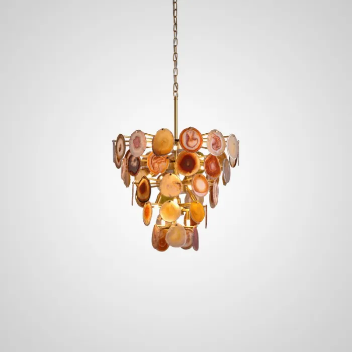 Подвесная люстра AGATE D60 Yellow от ImperiumLoft