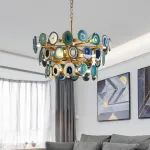 Подвесная люстра AGATE D70 Blue от ImperiumLoft