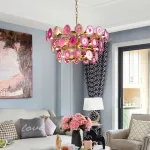 Подвесная люстра AGATE D70 Blue от ImperiumLoft