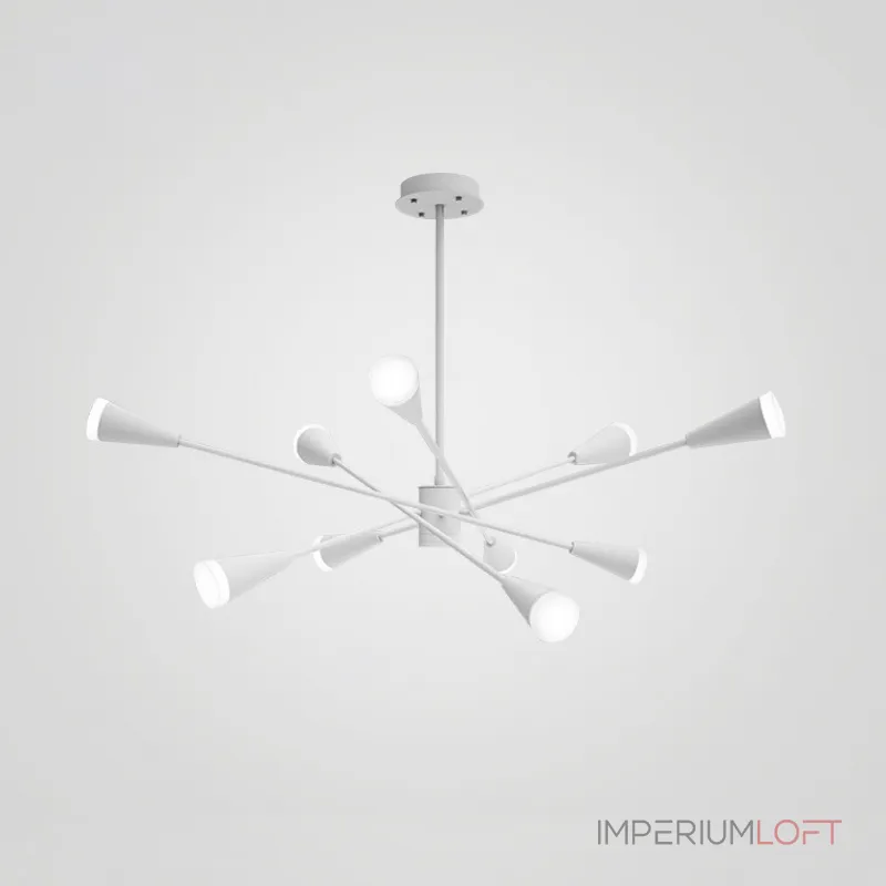 Люстра на штанге MILTON 6 Черный Люстра на штанге MILTON 6 Черный