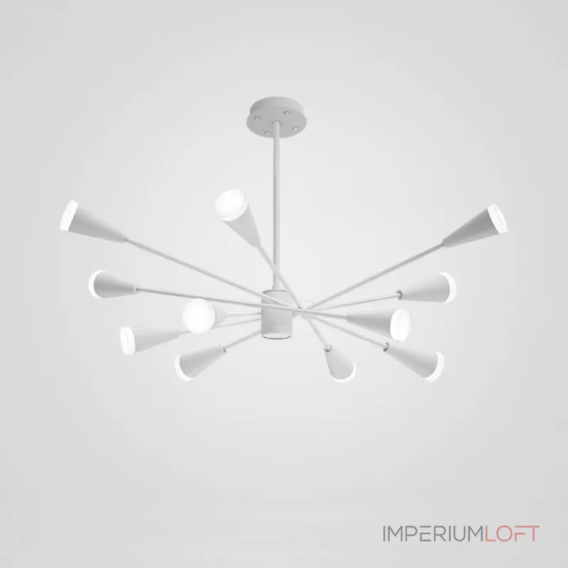 Люстра на штанге MILTON 6 Черный Люстра на штанге MILTON 6 Черный