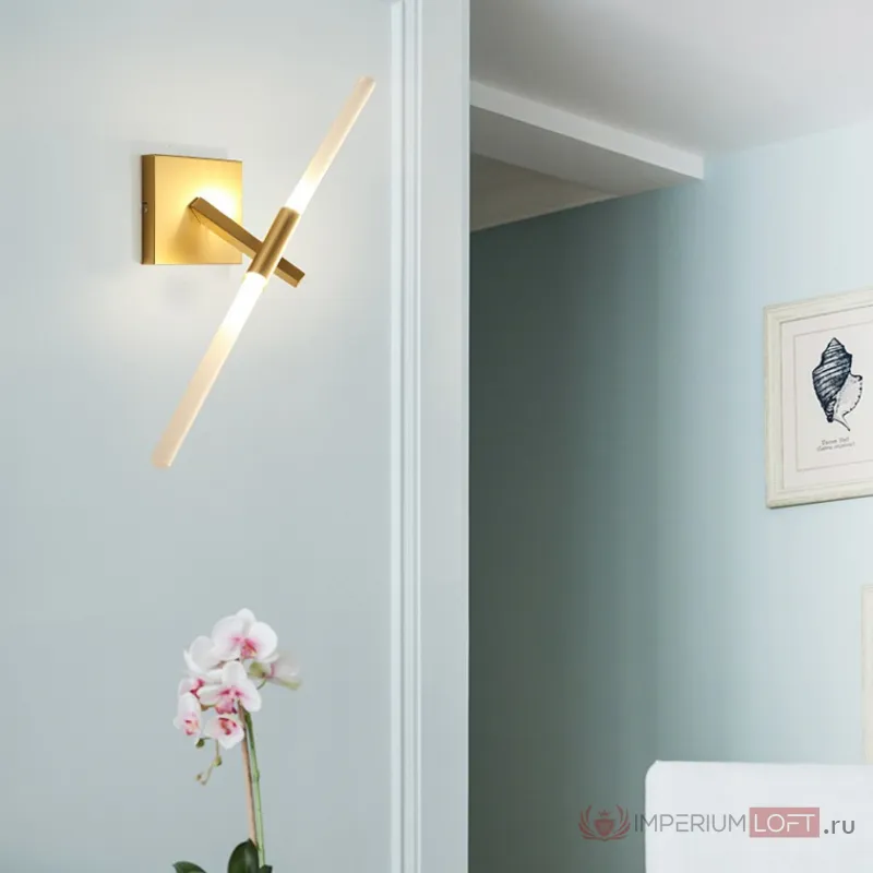 Настенное бра ANDES-WALL 2 Black от ImperiumLoft