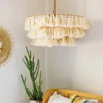 Подвесная люстра TASSEL Бежевый от ImperiumLoft
