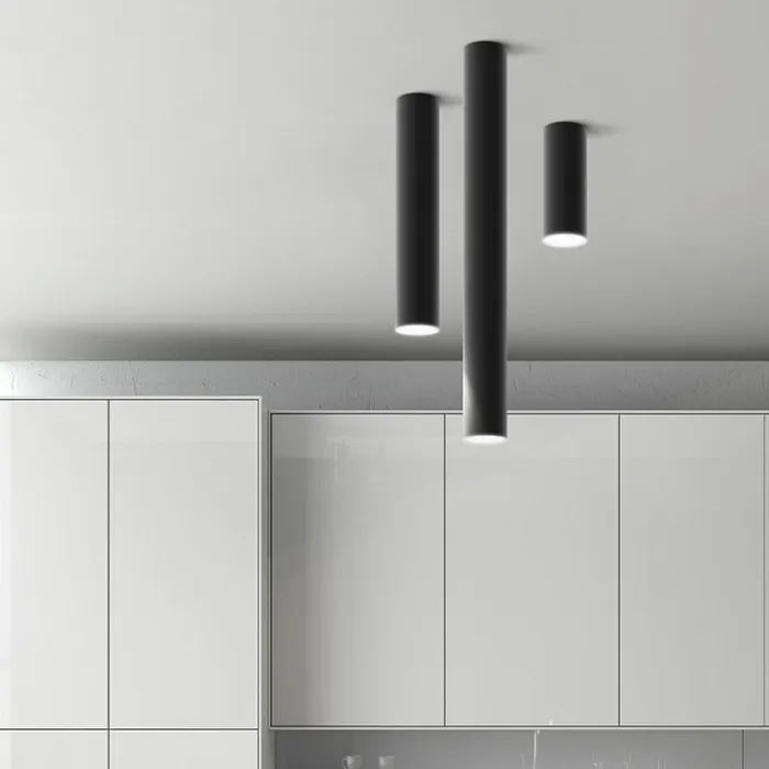Потолочный светильник LINE H30 Black от ImperiumLoft