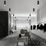 Потолочный светильник LINE H30 Black от ImperiumLoft