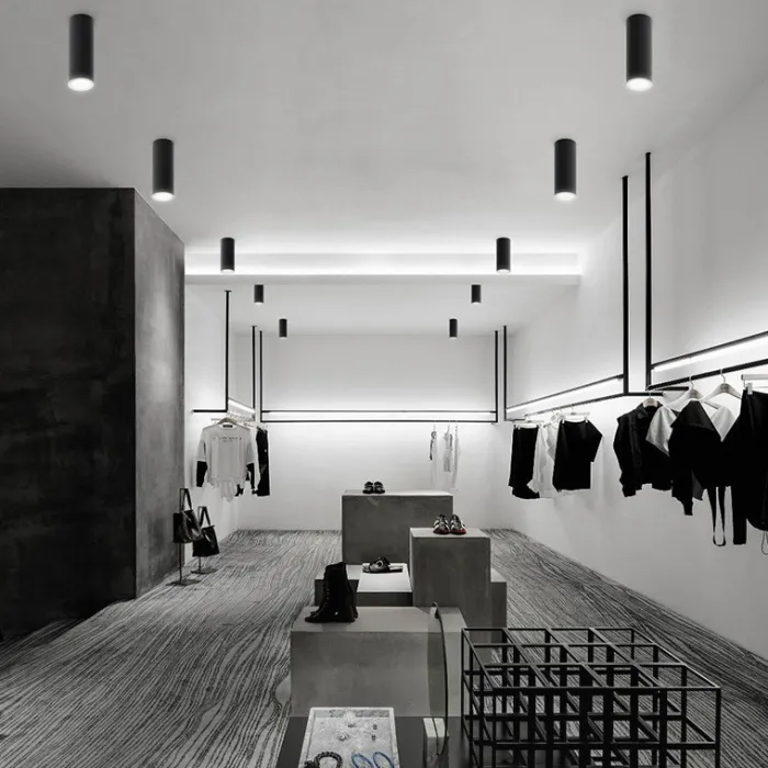 Потолочный светильник LINE H30 Black от ImperiumLoft
